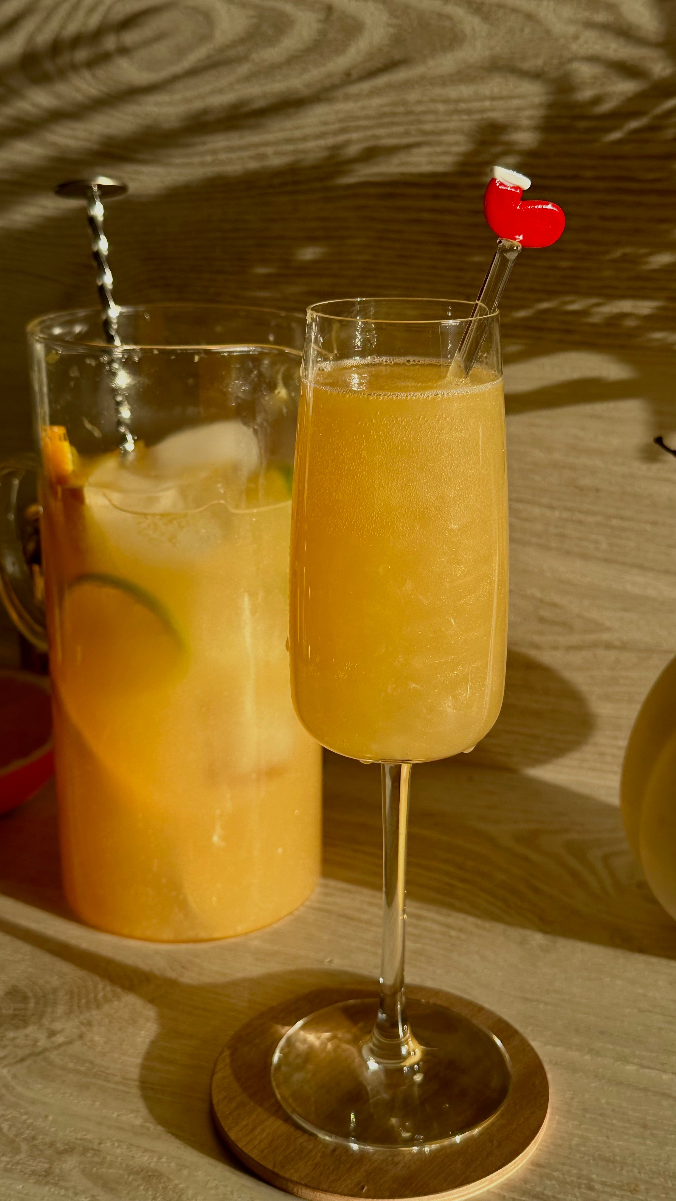 Glittrig mimosa bål - Alkoholfri