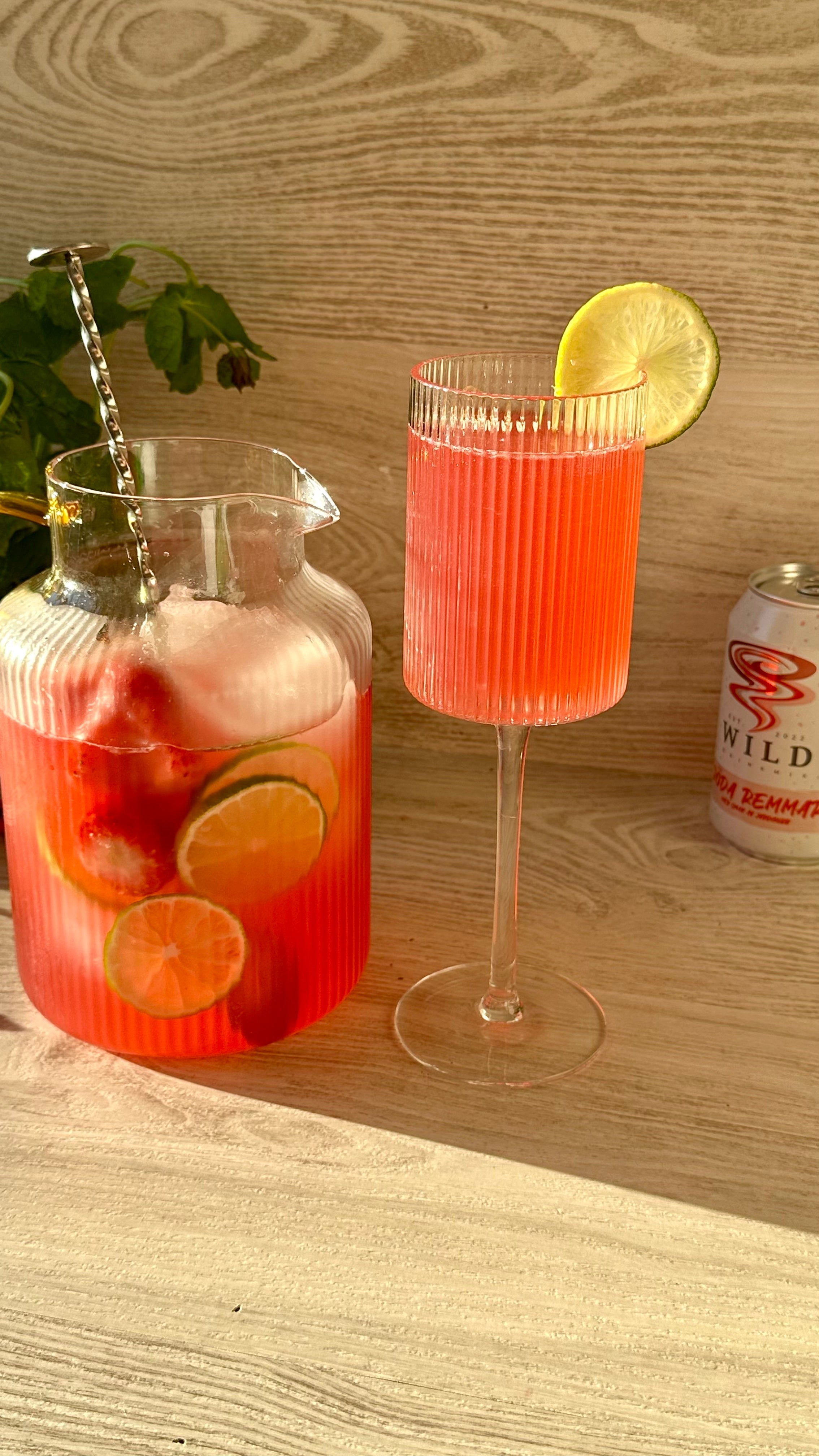 Enkel rabarber & jordgubbsbål