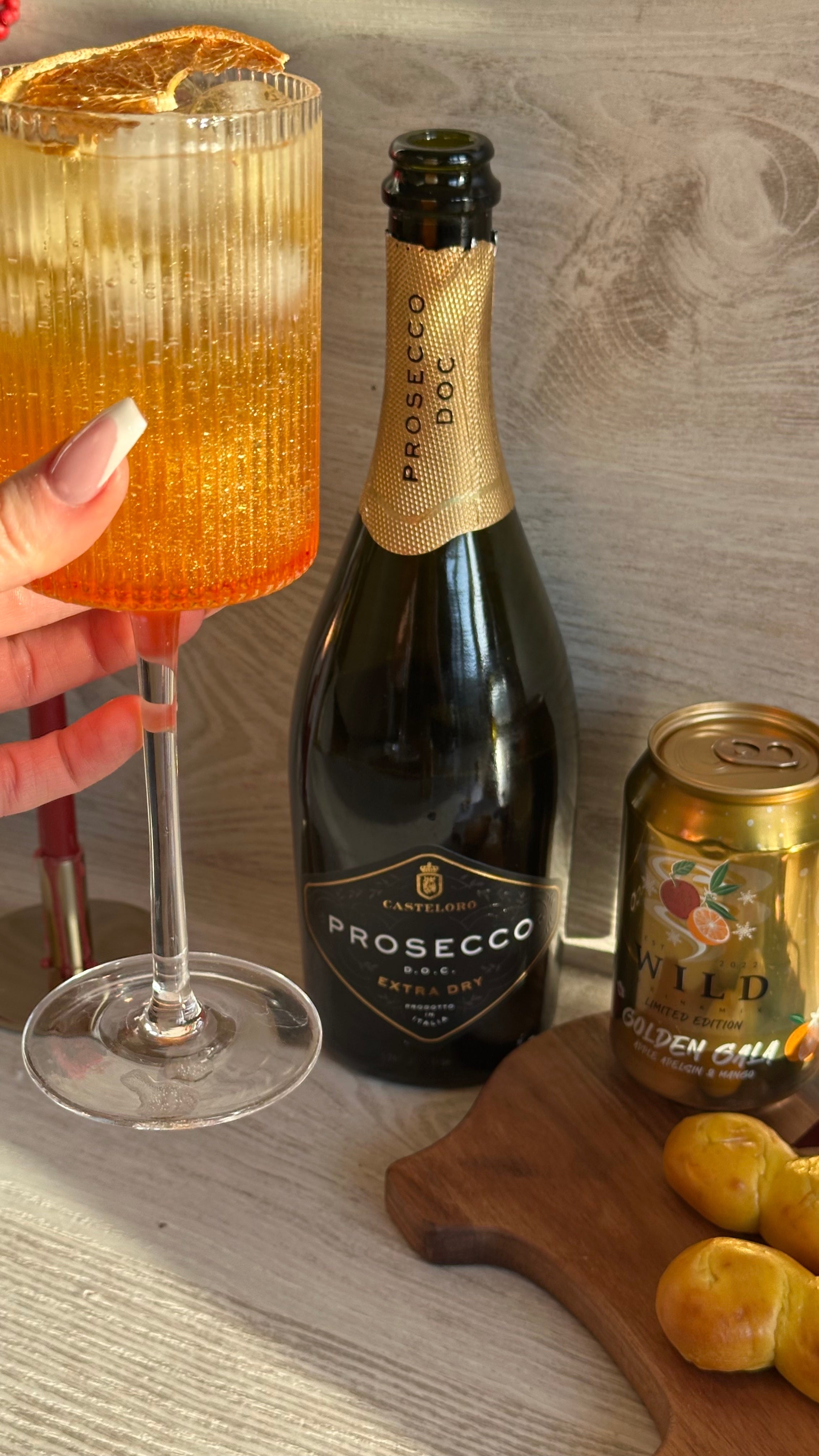 Glitter spritz med saffran