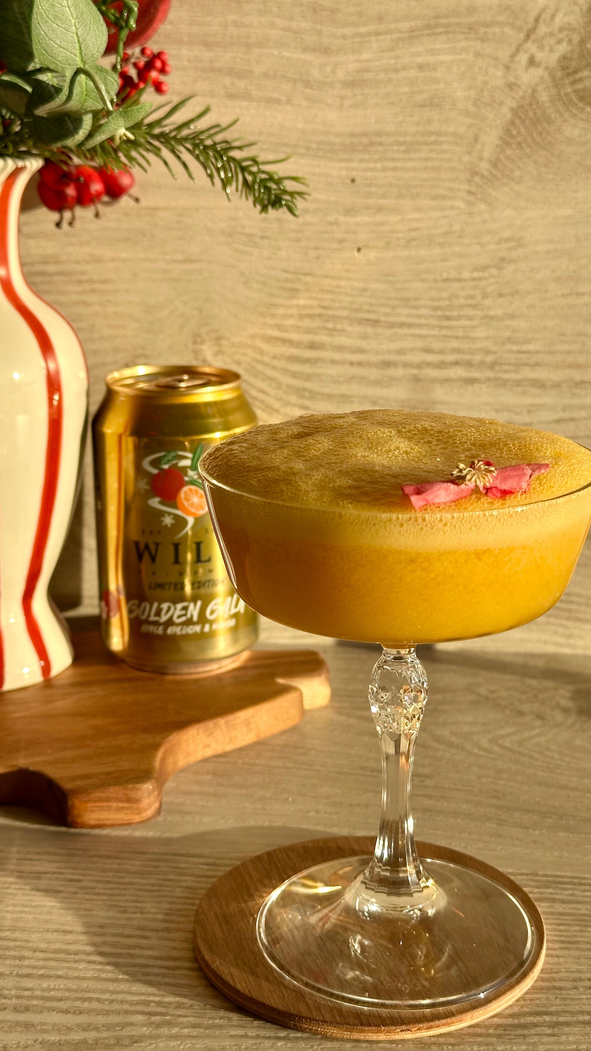 Mango sorbet bellini