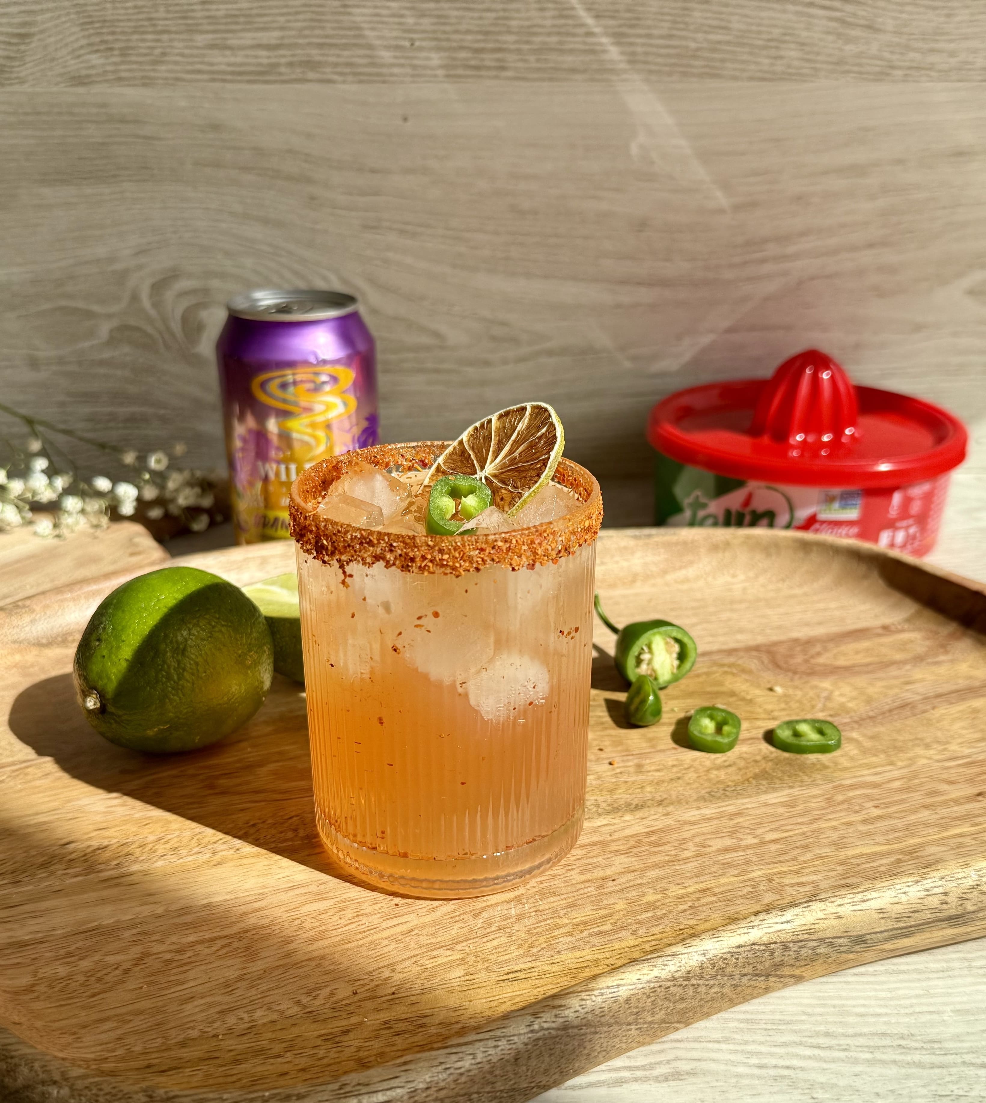 Spicy passion margarita