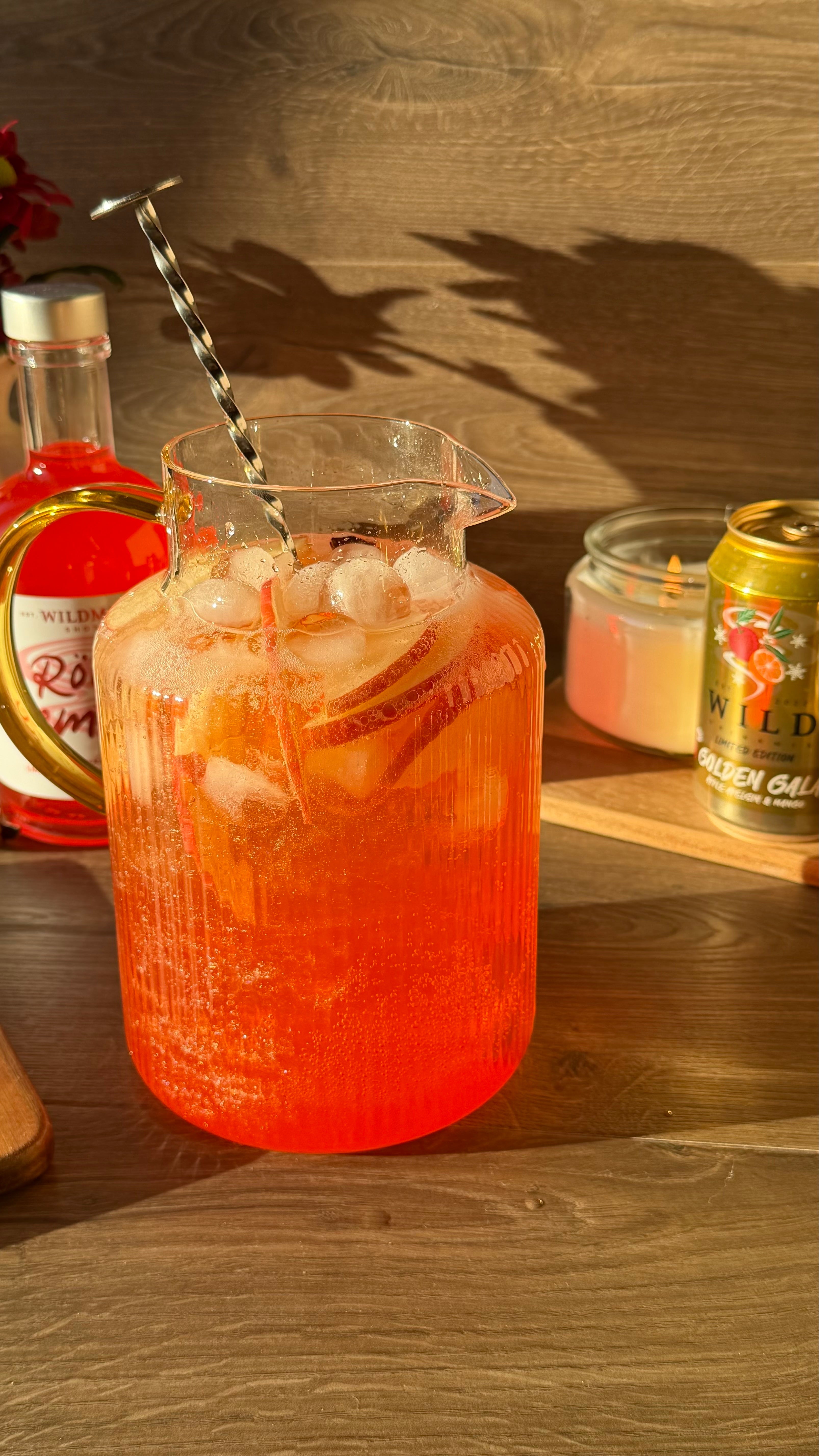 Nyårsbål med prosecco