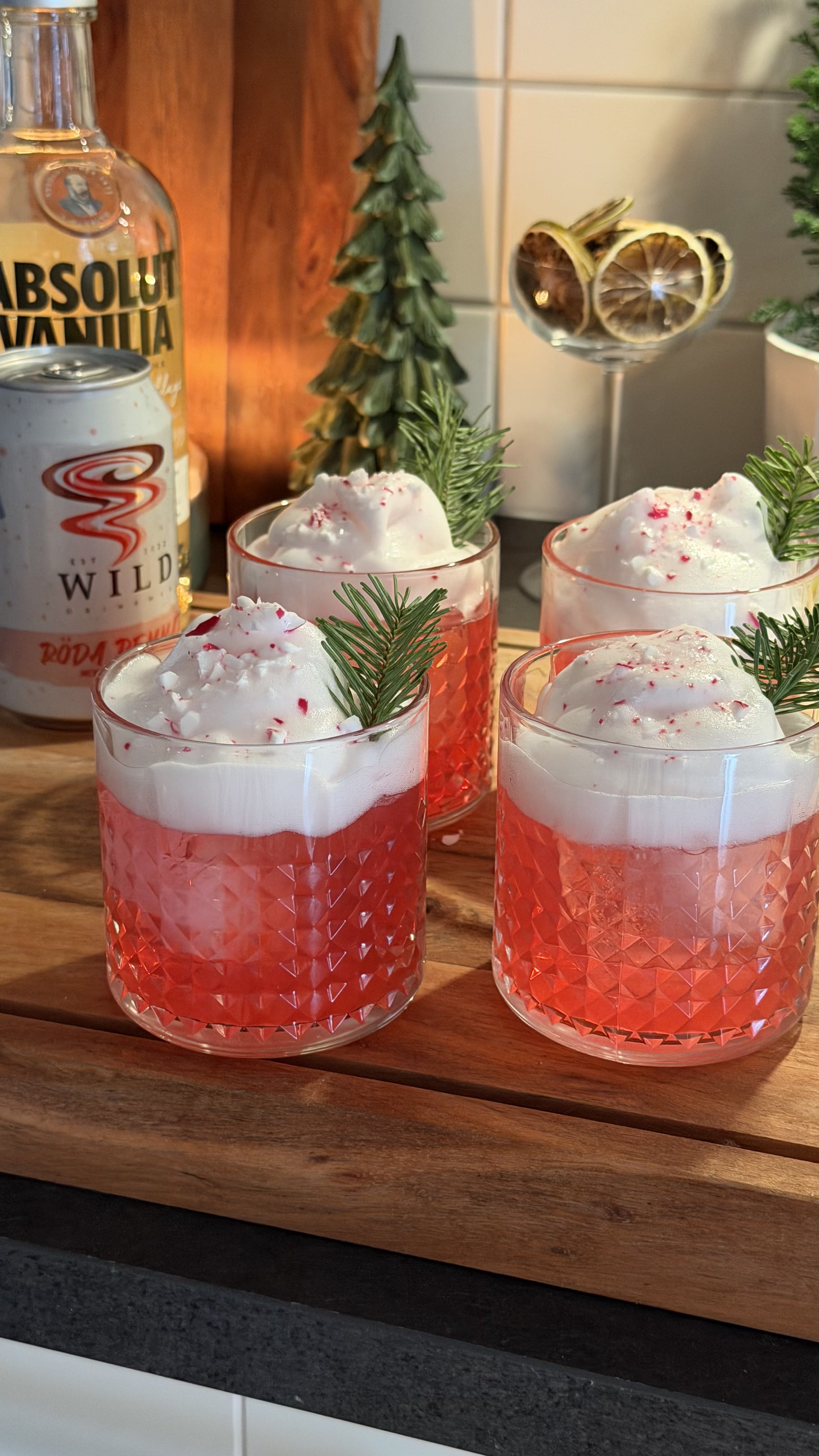 Adventsdrink med juleskum