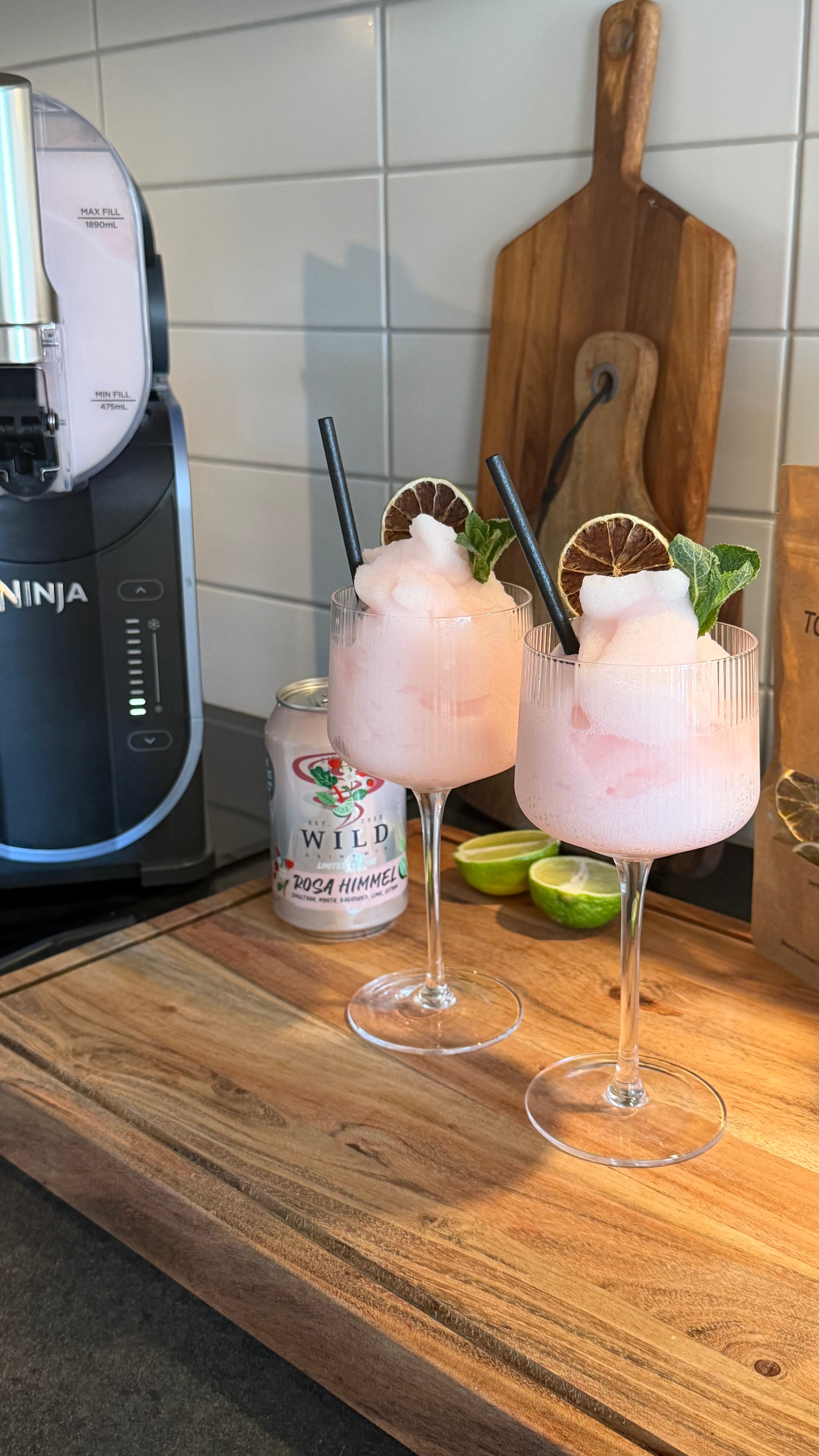 Frozen Rosé Drink i Ninja Slushi