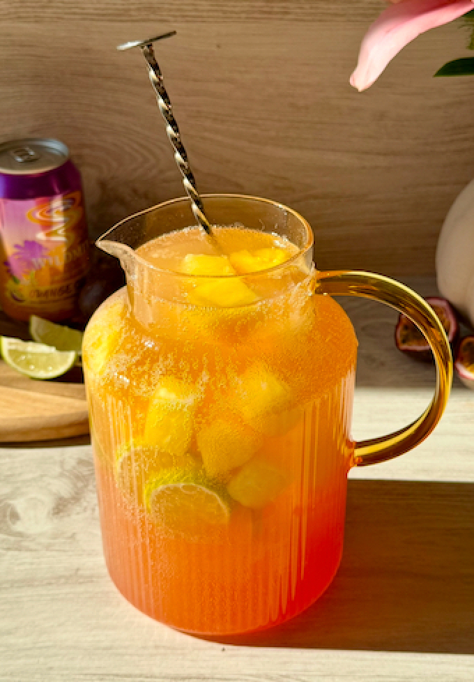 Passionsfrukt & ananasbål - Alkoholfri