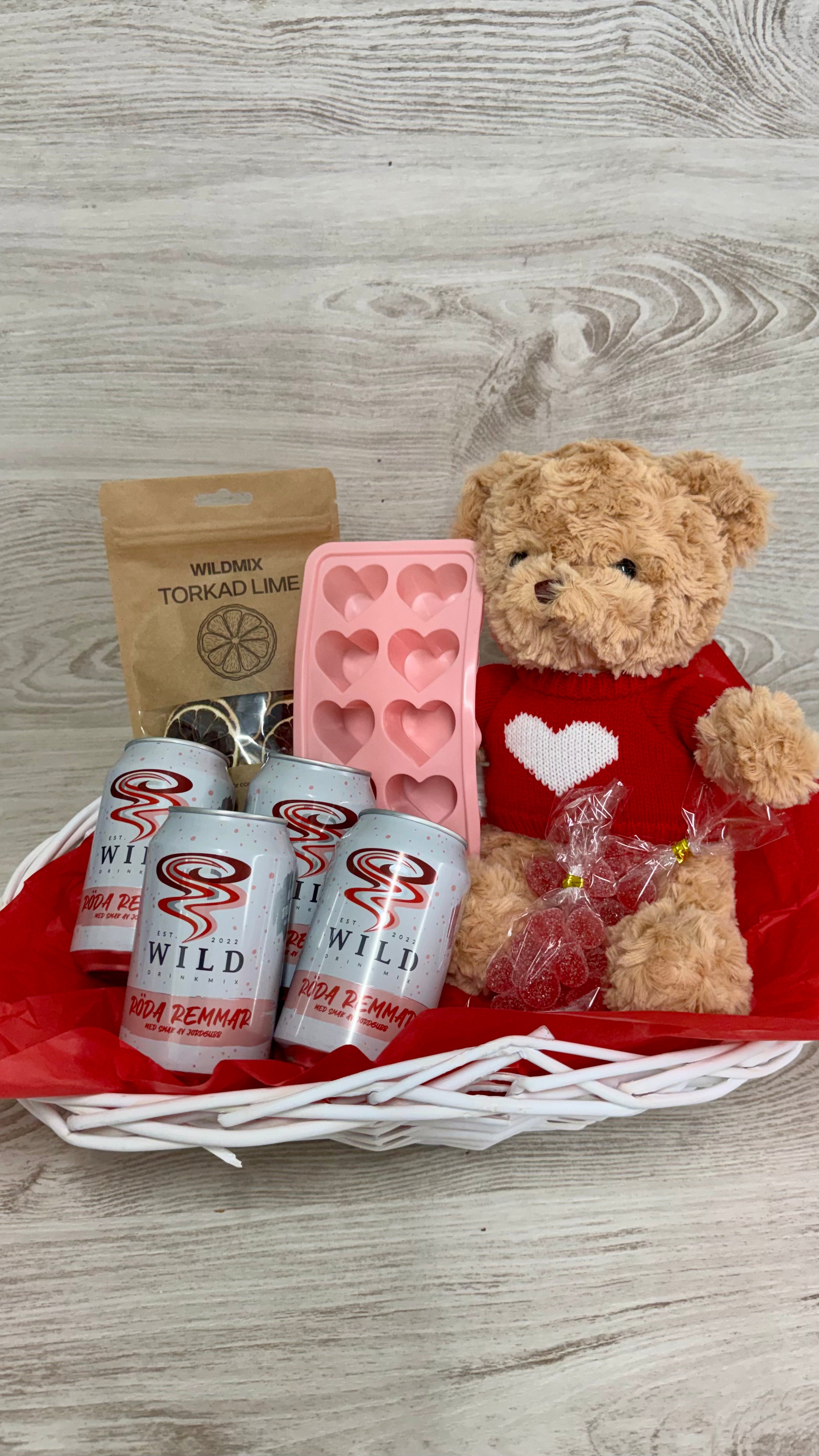 Alla hjärtans dag - korg (Liten)